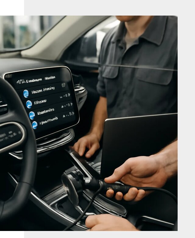 Установка приложений Geely для мультимедиа автомобиля в Осинниках