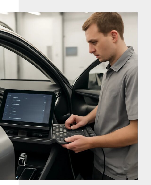 Русификация мультимедиа автомобилей Lynk Co в Осинниках