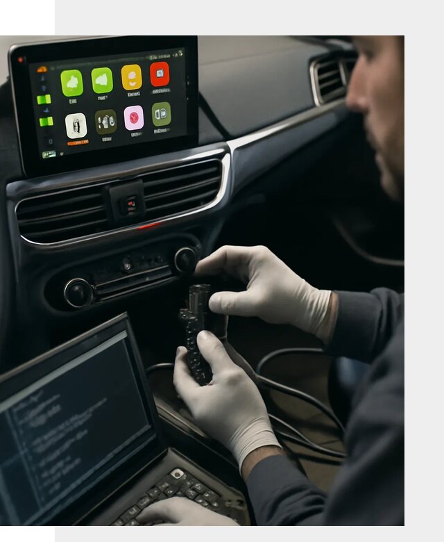 Активация Apple CarPlay в Осинниках для штатной мультимедиа