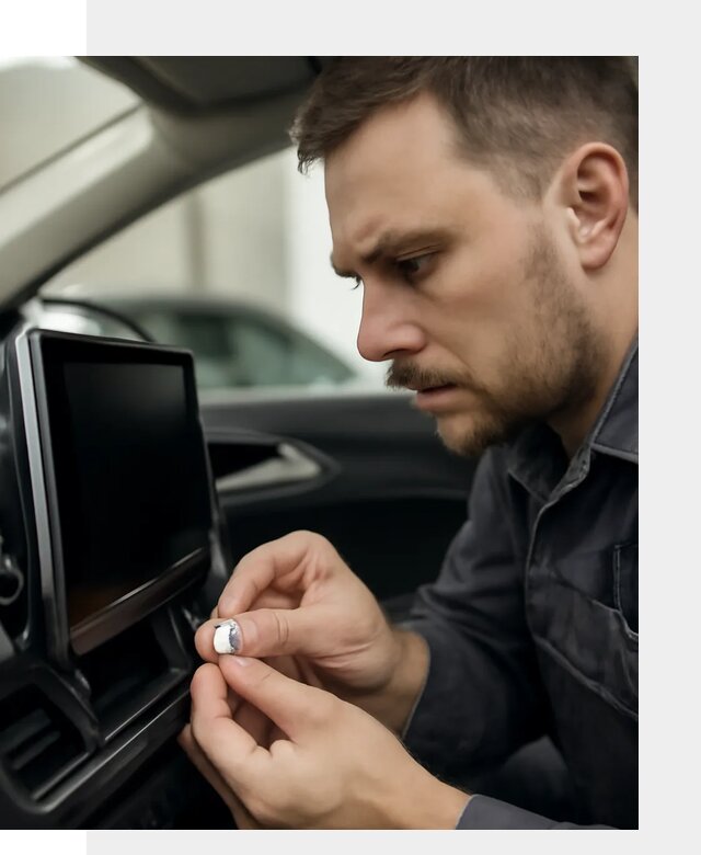 Установка SIM карты в авто для мультимедиа в Осинниках