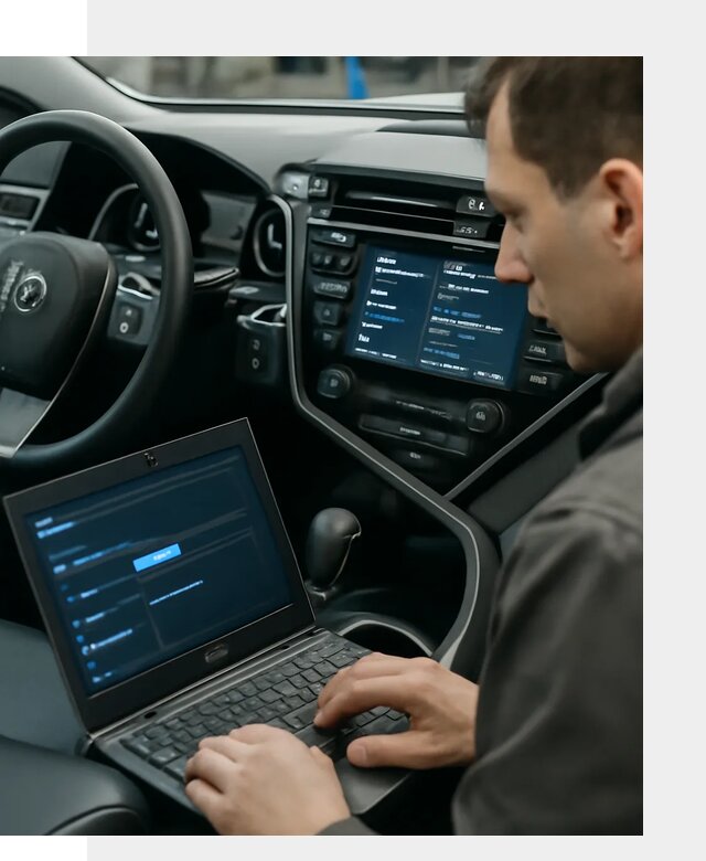 Русификация Toyota Camry 80 для мультимедиа в Осинниках